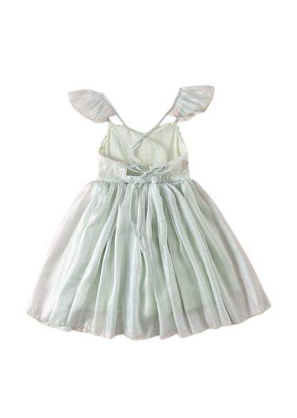 Annabelle - mermaid sequined Romper or Dress - Green