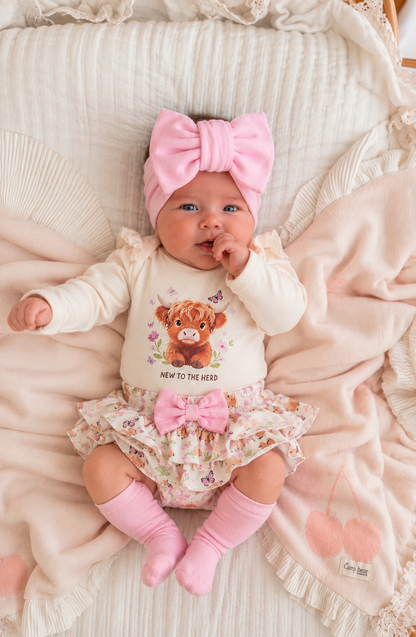 My highland Cow cotton Set
