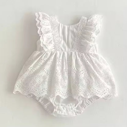 Gailee- embroidered Romper