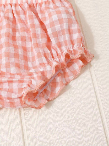 Lizzie check Daisy Set- special price