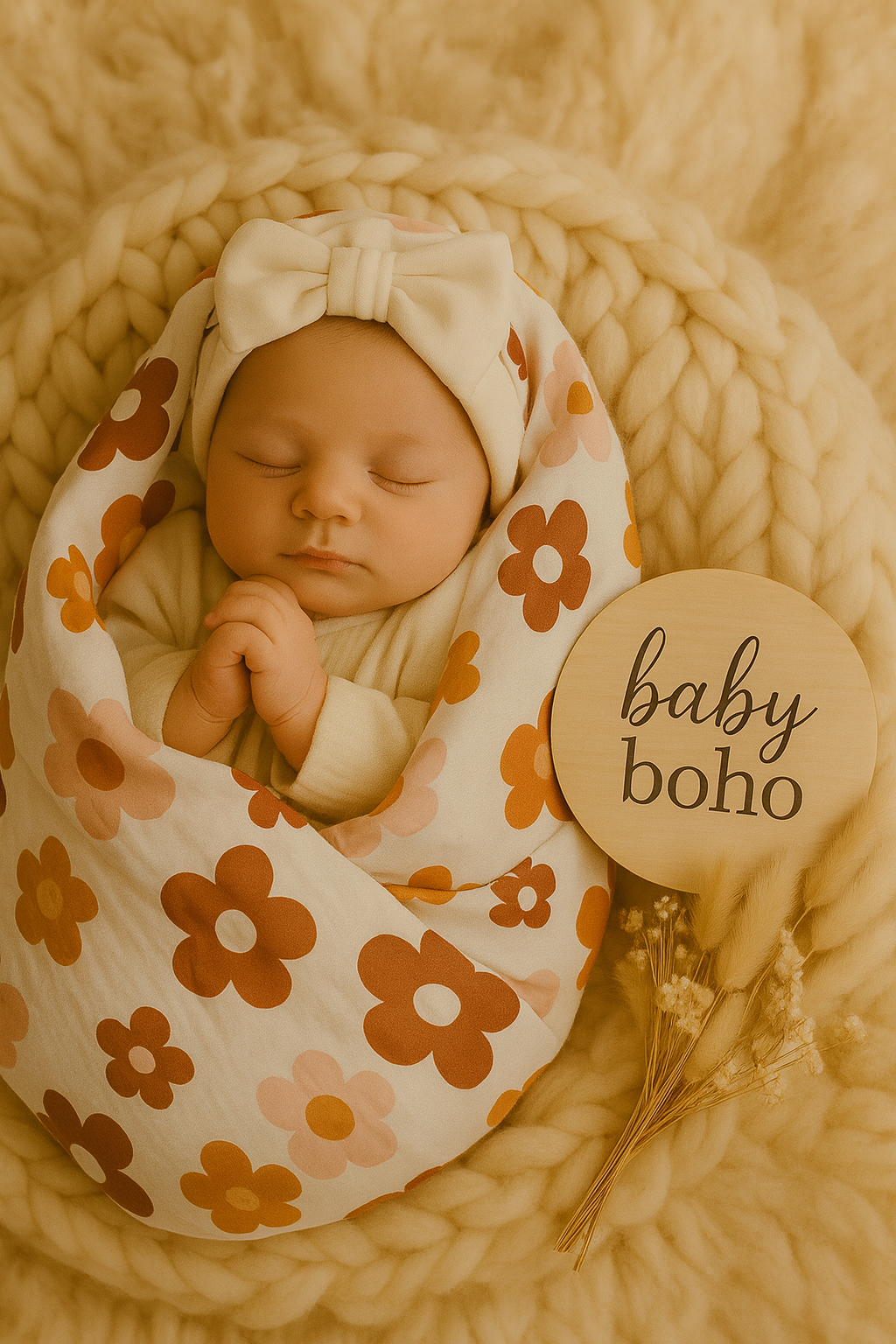 Flower Pot baby Swaddle