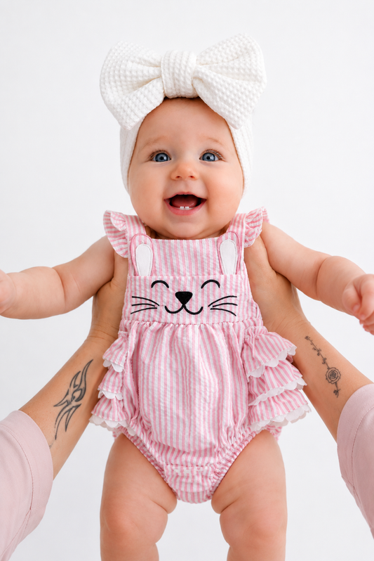 🌸🌸 BABY GIRLS CLOTHING - Special Price-  Love my bunny Romper