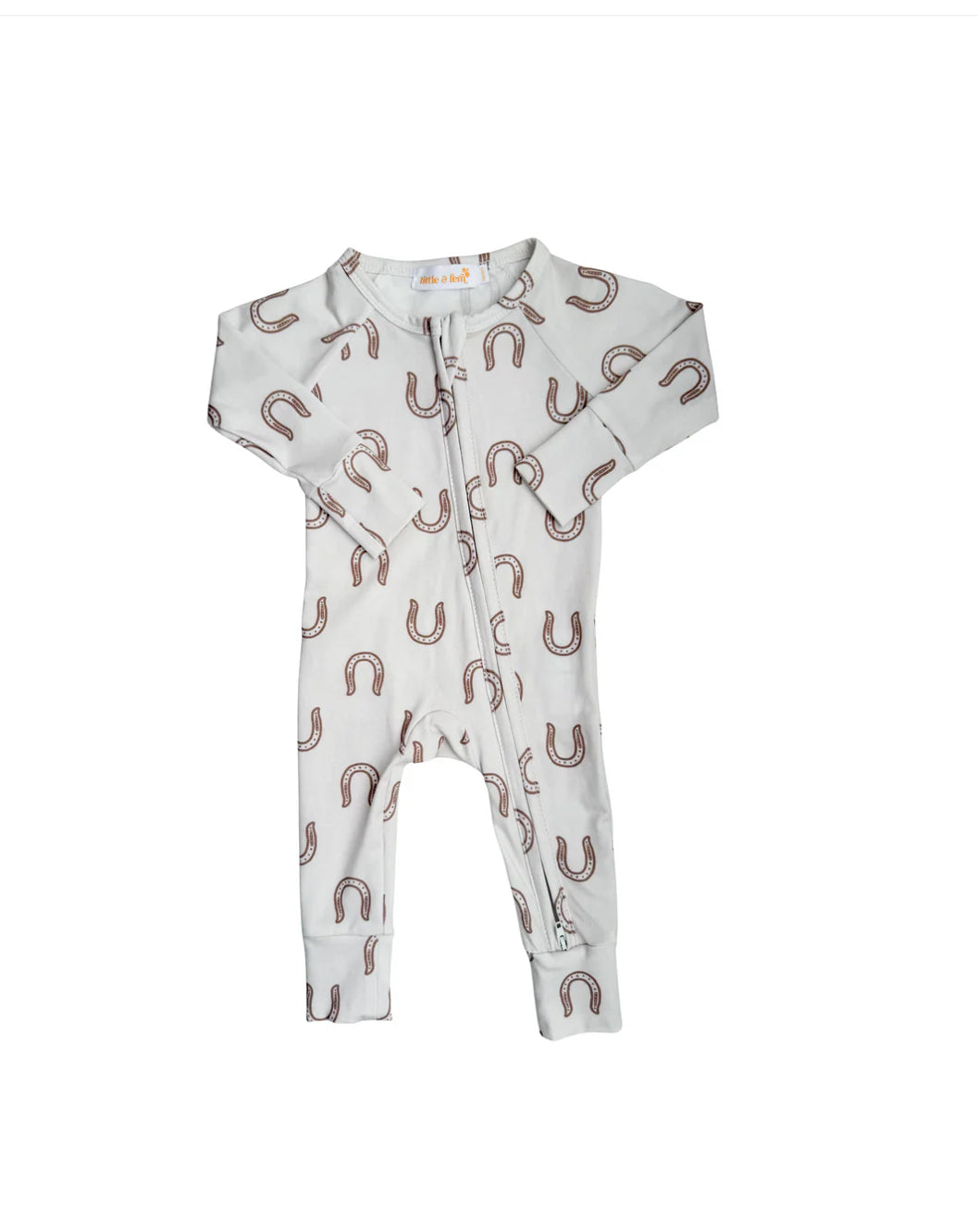 ZIP ROMPER | WESTERN HORSE SHOE