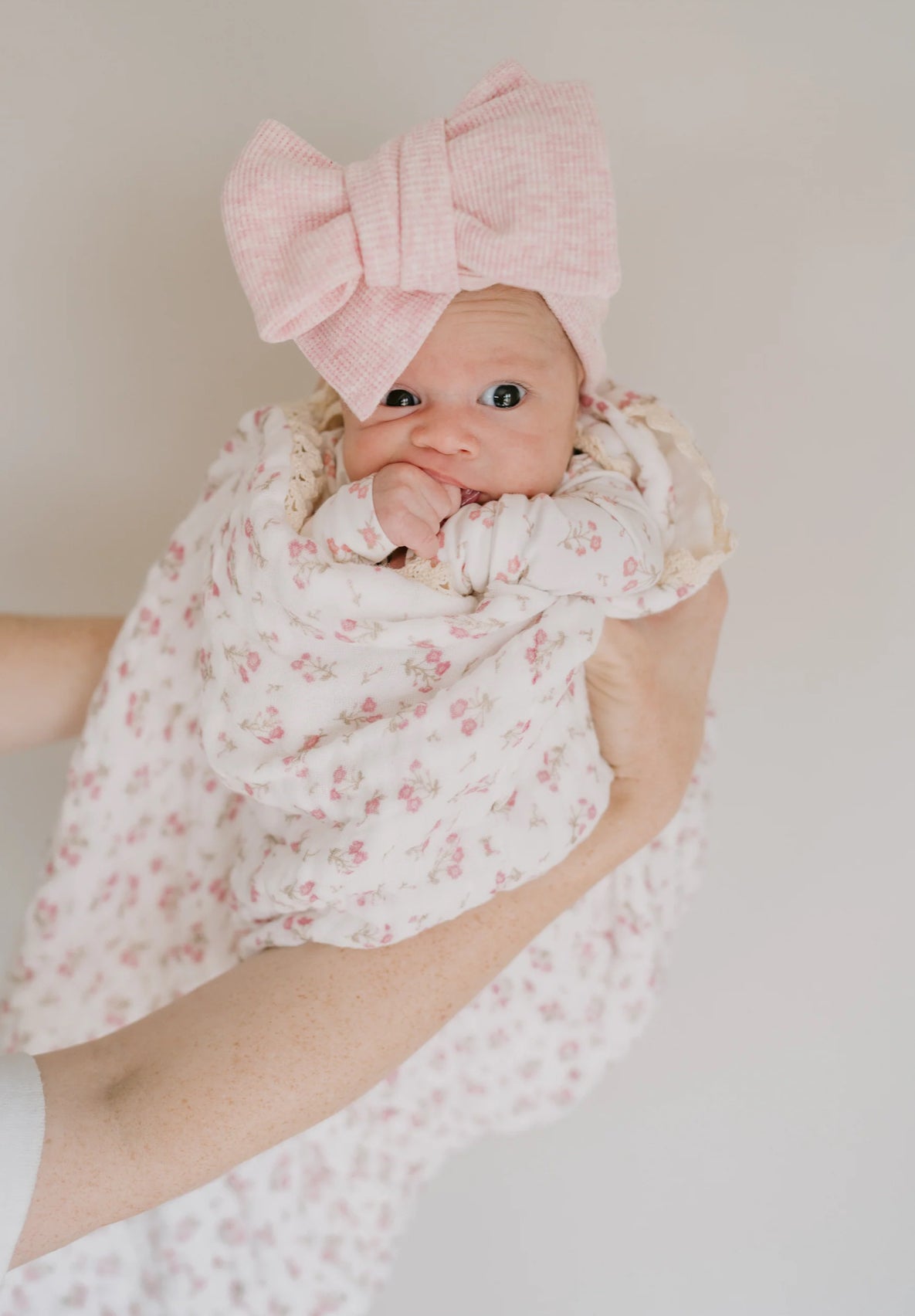 GAUZE LACE BLANKET | PAISLEY PEONY