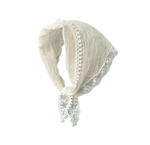 Boho Sunslower lace Head Scarf Style #8