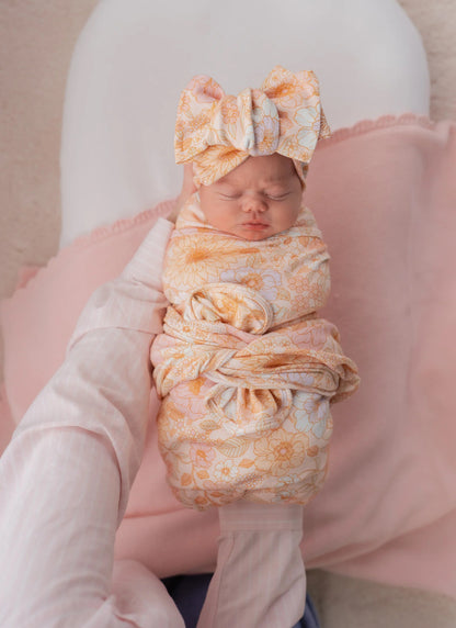 SWADDLE SET | PASTEL BLOOM