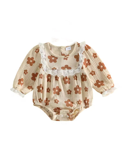 Faith floral cotton Romper