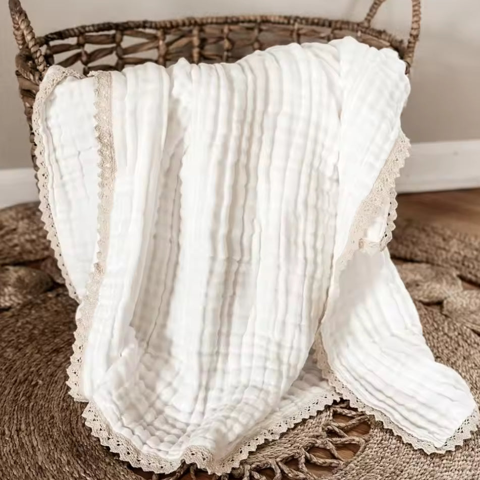 Chelsea cotton Muslin blanket /swaddle