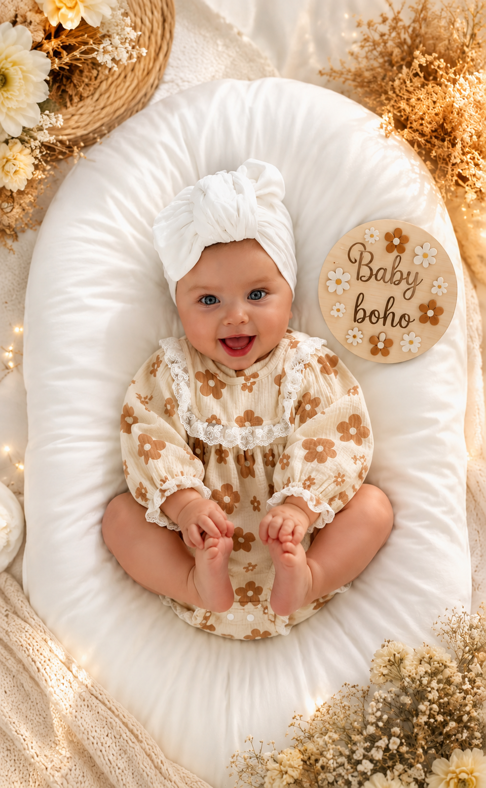 Faith floral cotton Romper