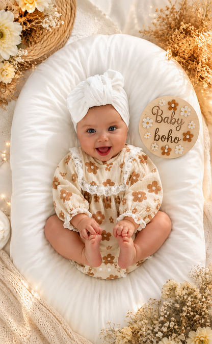 Faith floral cotton Romper