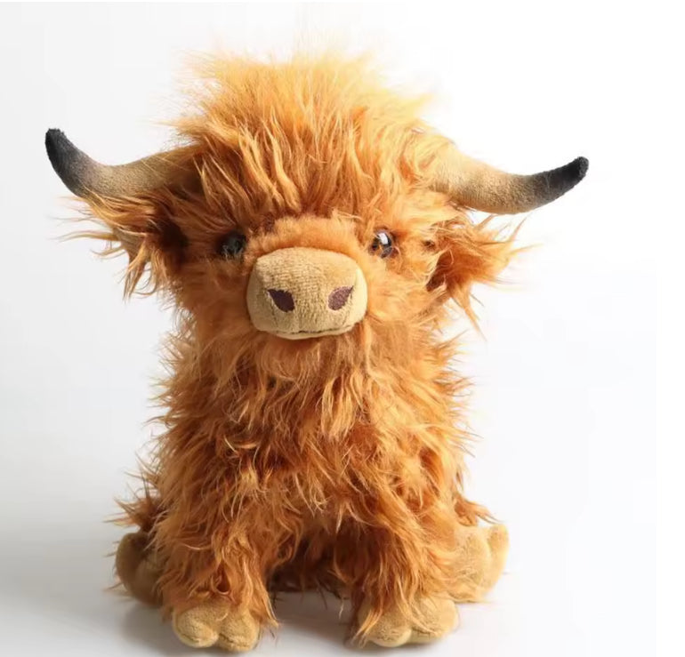 ‘Daisy” Highland cow plush -25cm