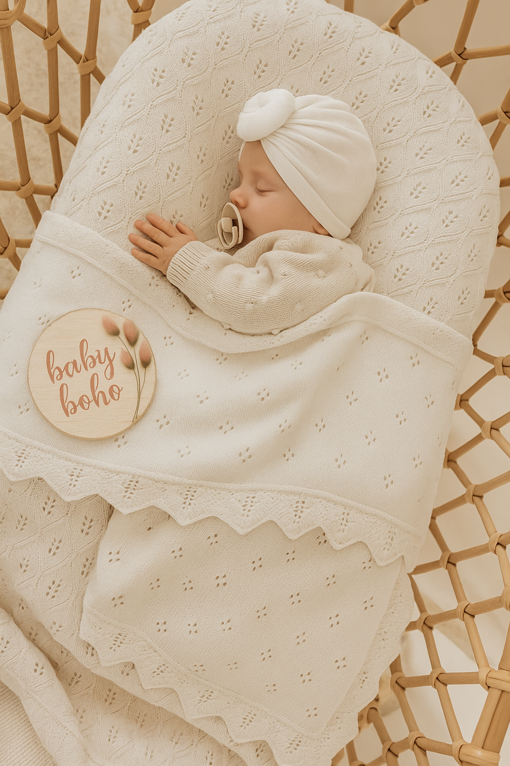 Railee - cotton knit Blanket